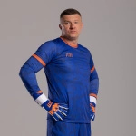 Termo tričko s dlouhým rukávem a sublimací - Invictus X - BLUE ORANGE