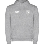 Football Academy Łochowo - Bavlněná mikina s kapucí - šedá