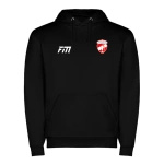 Bavlněná mikina s kapucí - černá