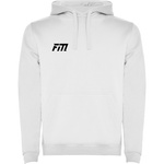 Bavlněná mikina s kapucí - bílá