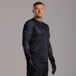 Termo tričko s dlouhým rukávem a sublimací - Varis X - ALL BLACK