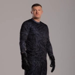 Sublimované termo tričko s dlouhým rukávem - Invictus X - ALL BLACK