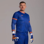 Termo tričko s dlouhým rukávem a sublimací - Varis X - BLUE ORANGE