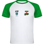 Iskra Krzęcin - Polyesterové tričko - dvoubarevné - bílé a zelené